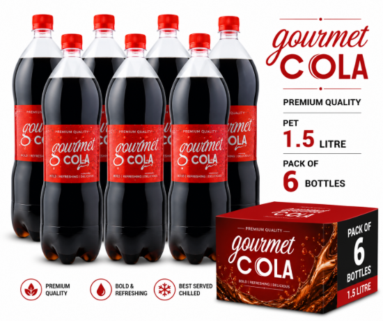 Picture of Gourmet Bottles 1.5 Ltr Pack of 6